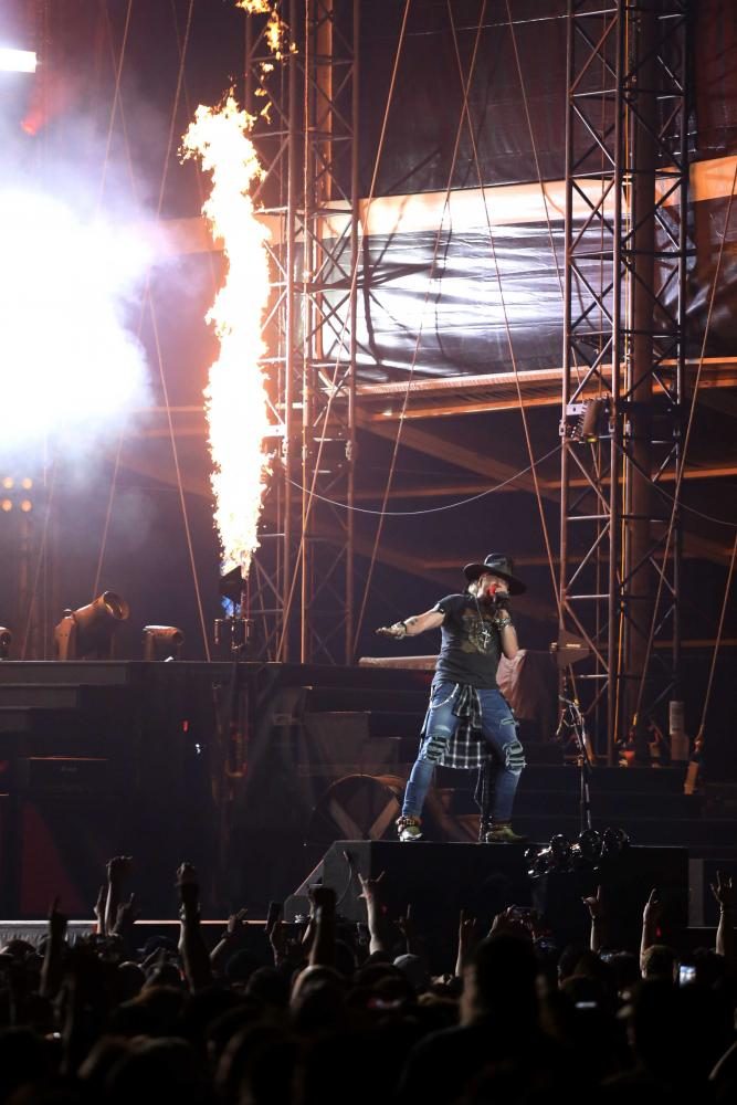 Guns N' Roses played at the Sun Bowl on Wednesday, Sept. 6, for their "Not In This Lifetime Tour." 