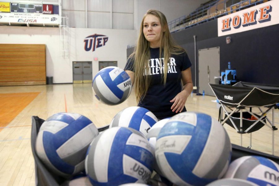 Emilie LaRocque will remain a trainer for the UTEP volleyball team for the second time this coming fall season. 