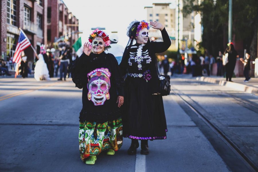 El Pasoans gather on Saturday Nov. 3 at Down Town El Paso to celebrate the Day of the Dead. 