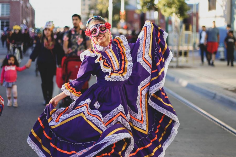 Different dance groups from El Paso participate in the first annual Day of the Dead parade on Saturday, Nov. 3 at Down Town El Paso. 