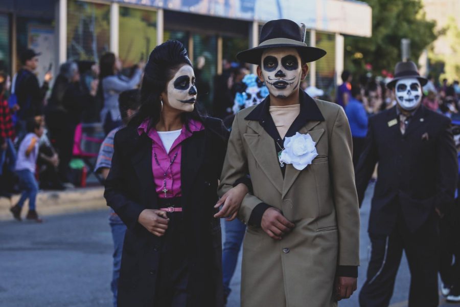 Attendees dress with traditional Mexican clothing and paint their face as catrinas to celebrate the Day of the Dead on Saturday, Nov. 3 at Down Town El Paso. 