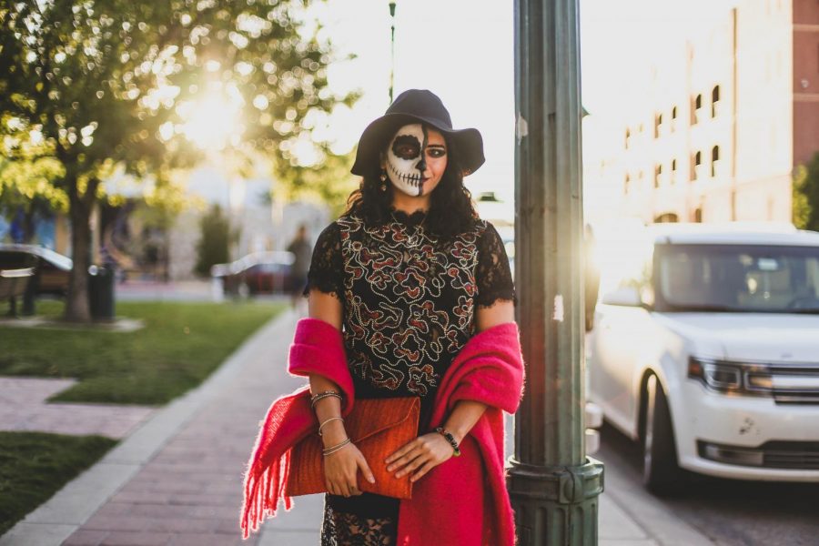 Attendees dress with traditional Mexican clothings and paint their face as catrinas to celebrate the Day of the Dead on Saturday, Nov. 3 at Down Town El Paso. 