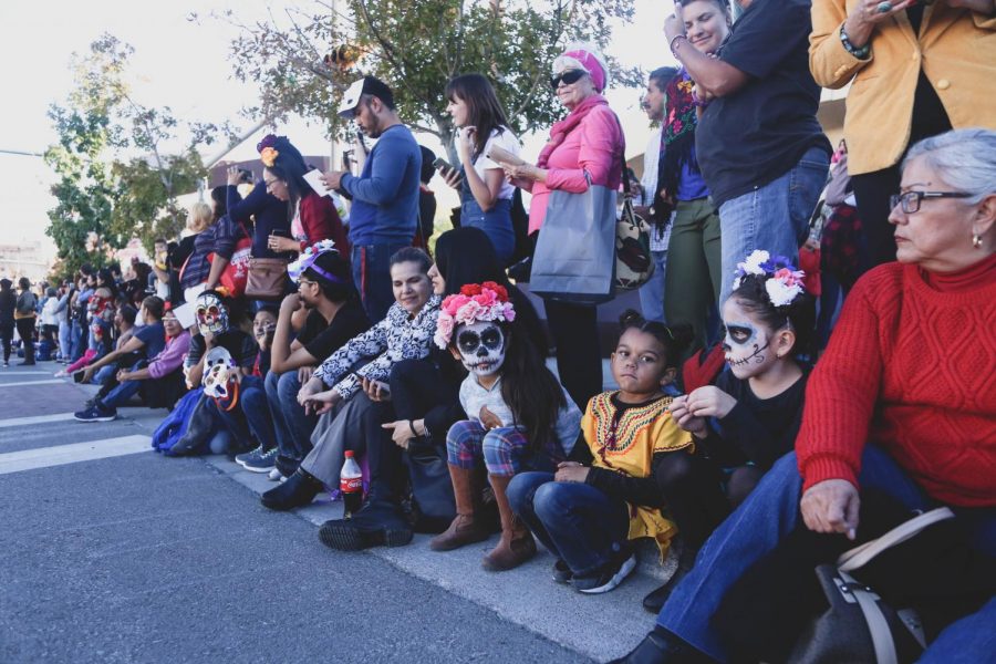 El Pasoans gather on Saturday Nov. 3 at Down Town El Paso to celebrate the Day of the Dead. 