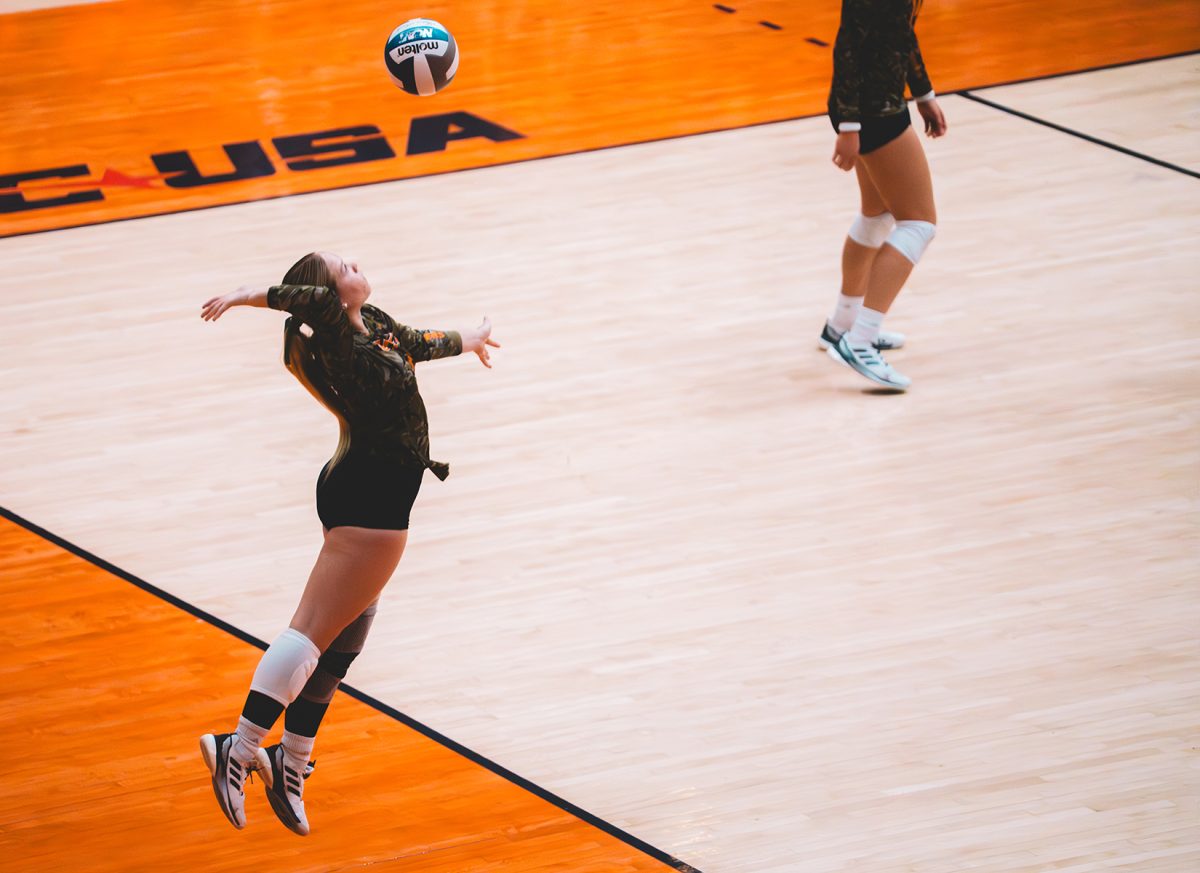 UTEP volleyball claims the Southwest Showdown Tournament title with an unbeaten 3-0 record. The Miners secured three consecutive victories over the University of Texas at Rio Grande Valley (UTRGV), Texas A&M-Corpus Christi (TAMCC), and Texas State last weekend at Memorial Gym.