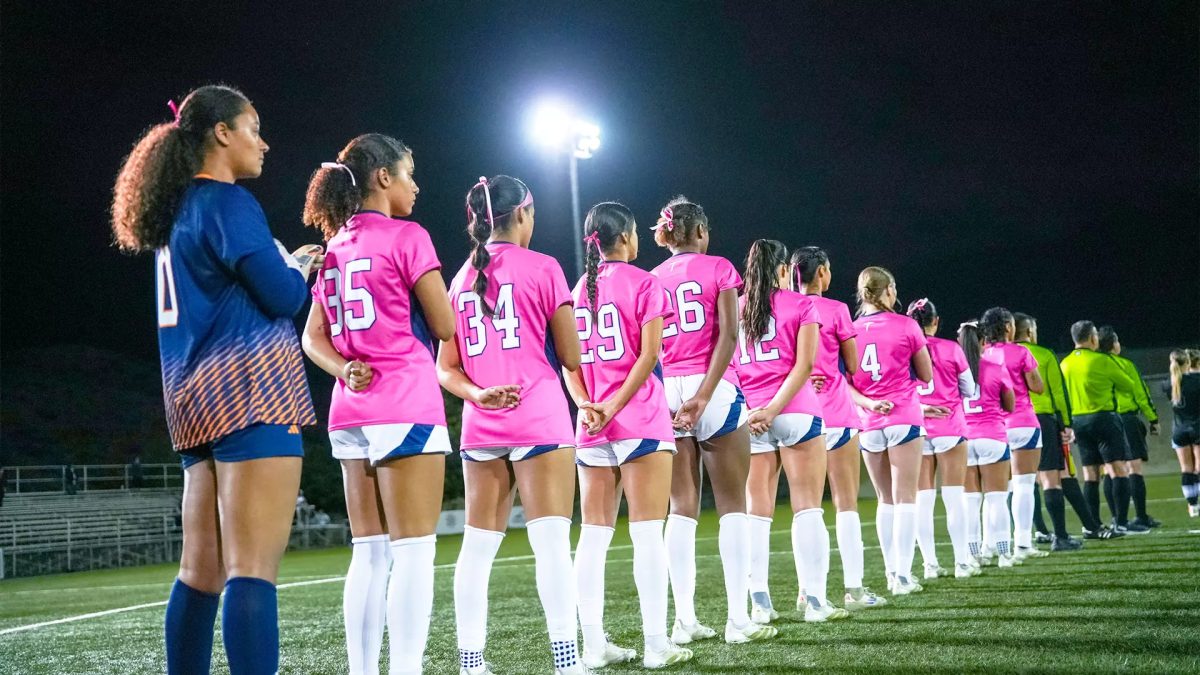 On Oct. 19, UTEP soccer faced off against LA Tech at University Field. With late-game heroics, the Miners came back to end their four-game losing streak. Photo courtesy of UTEP Athletics.