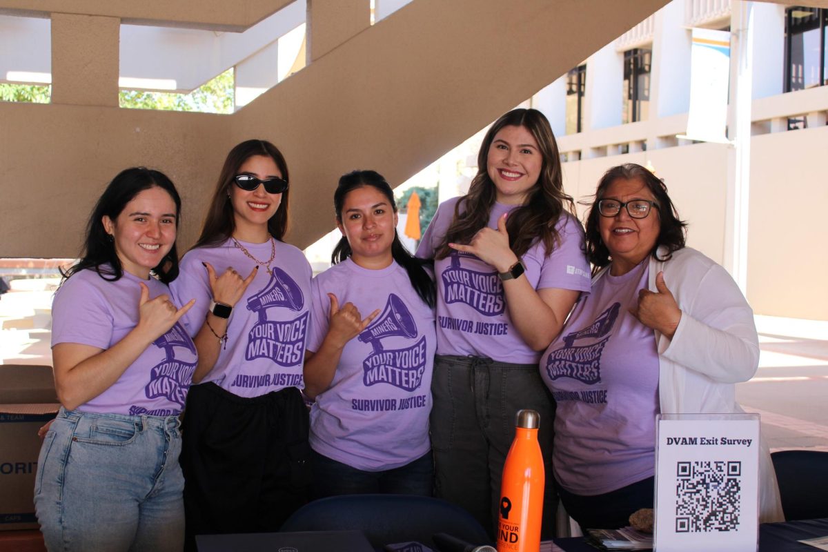 Members of UTEP CARE want to destigmatize domestic violence through the resource fair and help victims take the first steps in handling the situation.