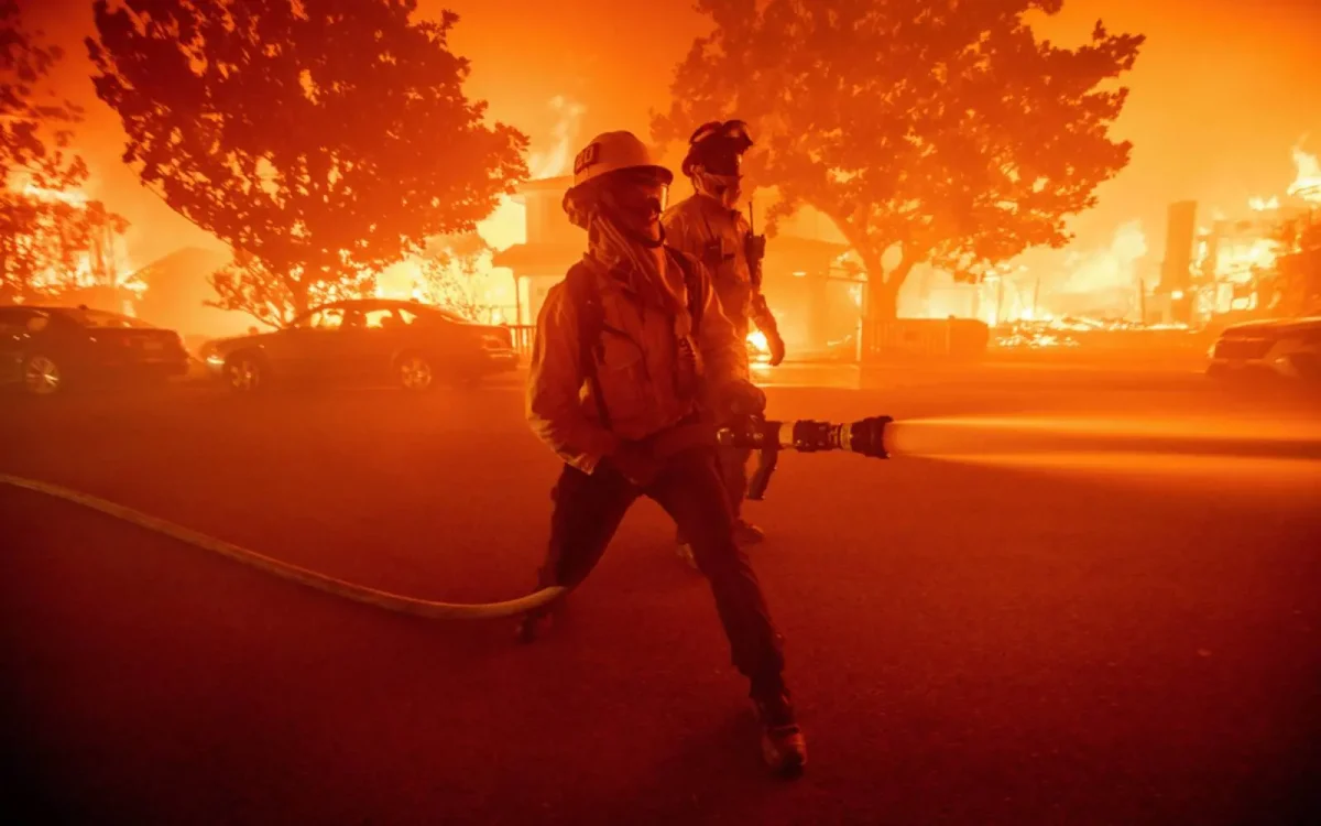 On Jan. 7, the city of Los Angeles was struck by multiple deadly wildfires that forced more than residents to evacuate their homes. Photo courtesy of FMT